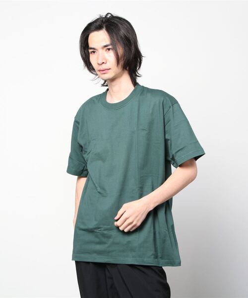 HANES（ヘインズ）の「【Hanes/ヘインズ】メンズ 大きいサイズ ビーフィーTシャツ（Tシャツ/カットソー・メンズ・ダークグレー/ネイビー/ダークグリーン/ダークパープル/ヘザーグレー/レッド/ブラック/グリーン系その他4/ホワイト・XX-LARGE/XXX-LARGE）」の5枚目の写真