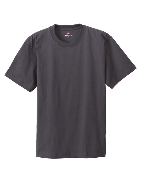 HANES（ヘインズ）の「【Hanes/ヘインズ】メンズ 大きいサイズ ビーフィーTシャツ（Tシャツ/カットソー・メンズ・ダークグレー/ネイビー/ダークグリーン/ダークパープル/ヘザーグレー/レッド/ブラック/グリーン系その他4/ホワイト・XX-LARGE/XXX-LARGE）」の3枚目の写真