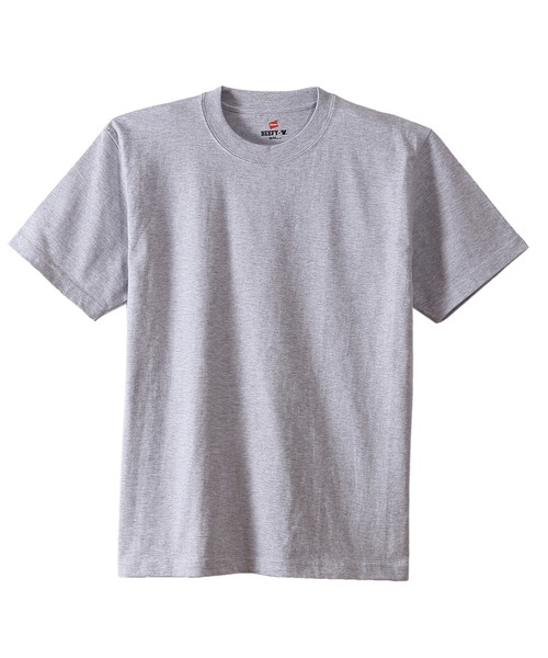 HANES（ヘインズ）の「【Hanes/ヘインズ】メンズ 大きいサイズ ビーフィーTシャツ（Tシャツ/カットソー・メンズ・ダークグレー/ネイビー/ダークグリーン/ダークパープル/ヘザーグレー/レッド/ブラック/グリーン系その他4/ホワイト・XX-LARGE/XXX-LARGE）」の4枚目の写真