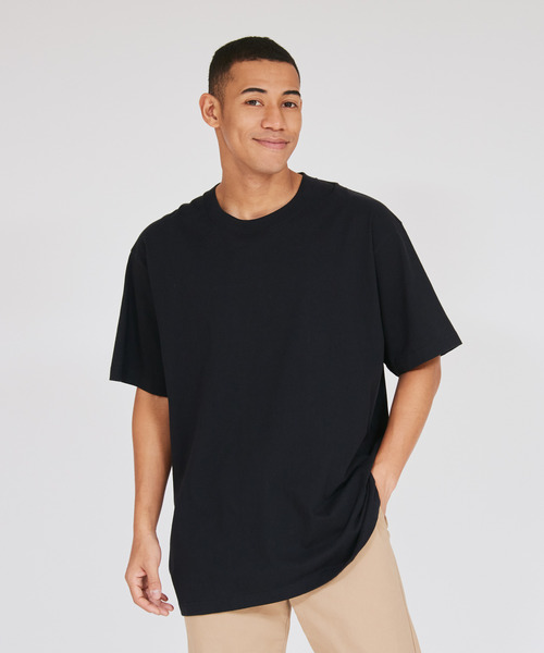 HANES（ヘインズ）の「【Hanes/ヘインズ】メンズ 大きいサイズ ビーフィーTシャツ（Tシャツ/カットソー・メンズ・ダークグレー/ネイビー/ダークグリーン/ダークパープル/ヘザーグレー/レッド/ブラック/グリーン系その他4/ホワイト・XX-LARGE/XXX-LARGE）」の2枚目の写真