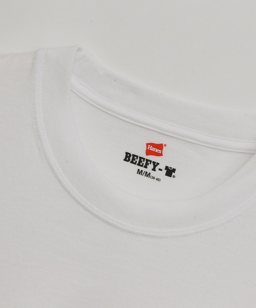 HANES（ヘインズ）の「【Hanes/ヘインズ】メンズ 大きいサイズ ビーフィーTシャツ（Tシャツ/カットソー・メンズ・ダークグレー/ネイビー/ダークグリーン/ダークパープル/ヘザーグレー/レッド/ブラック/グリーン系その他4/ホワイト・XX-LARGE/XXX-LARGE）」の16枚目の写真
