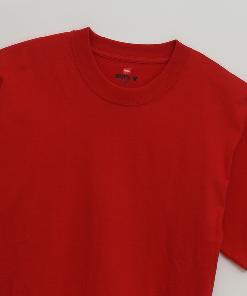 HANES（ヘインズ）の「【Hanes/ヘインズ】メンズ 大きいサイズ ビーフィーTシャツ（Tシャツ/カットソー・メンズ・ダークグレー/ネイビー/ダークグリーン/ダークパープル/ヘザーグレー/レッド/ブラック/グリーン系その他4/ホワイト・XX-LARGE/XXX-LARGE）」の14枚目の写真