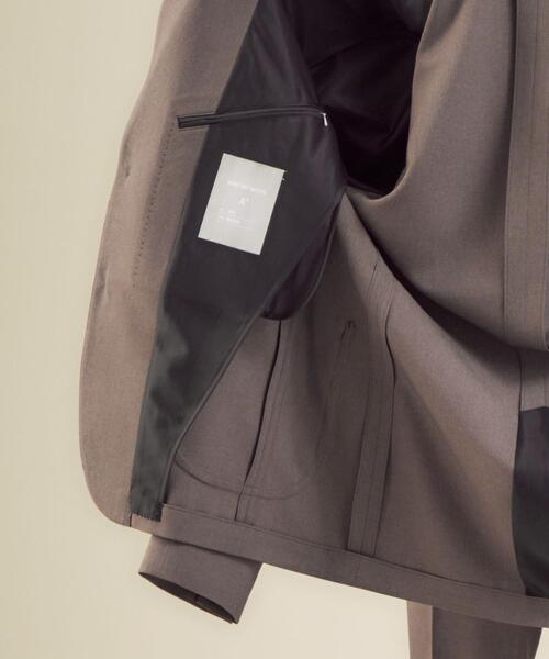 WORK TRIP OUTFITS GREEN LABEL RELAXING（ワークトリップアウトフィッツグリーンレーベル リラクシング）の「＜機能/洗濯機洗い可・ストレッチ・防シワ＞ WTO A+ PE シャークスキン MODERN 2P（テーラードジャケット・メンズ・ネイビー/ブラウン/グレー・XS/42/S/44/M/46/L/48/XL/50）」の12枚目の写真