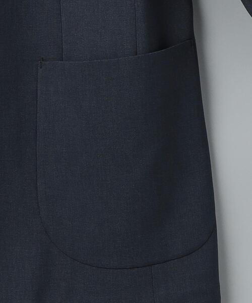 WORK TRIP OUTFITS GREEN LABEL RELAXING（ワークトリップアウトフィッツグリーンレーベル リラクシング）の「＜機能/洗濯機洗い可・ストレッチ・防シワ＞ WTO A+ PE シャークスキン MODERN 2P（テーラードジャケット・メンズ・ネイビー/ブラウン/グレー・XS/42/S/44/M/46/L/48/XL/50）」の19枚目の写真