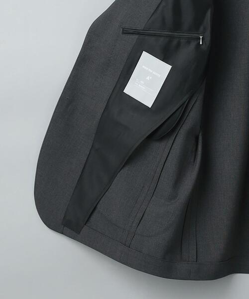 WORK TRIP OUTFITS GREEN LABEL RELAXING（ワークトリップアウトフィッツグリーンレーベル リラクシング）の「＜機能/洗濯機洗い可・ストレッチ・防シワ＞ WTO A+ PE シャークスキン MODERN 2P（テーラードジャケット・メンズ・ネイビー/ブラウン/グレー・XS/42/S/44/M/46/L/48/XL/50）」の22枚目の写真