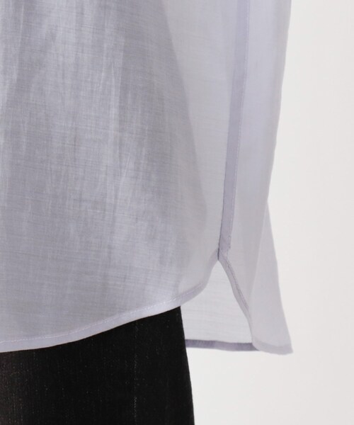 DRESKIP（ドレスキップ）の「◆バンドカラーブラウス（シャツ/ブラウス・レディース・オフホワイト/サックスブルー/ライトベージュ・02/03）」の18枚目の写真