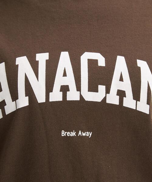 green label relaxing（グリーンレーベルリラクシング）の「[ Tanacana (タナカーナ) ] SC ロゴ プリント ショートスリーブ Tシャツ（Tシャツ/カットソー・レディース・ホワイト/ダークブラウン/ダークグレー・FREE）」の12枚目の写真