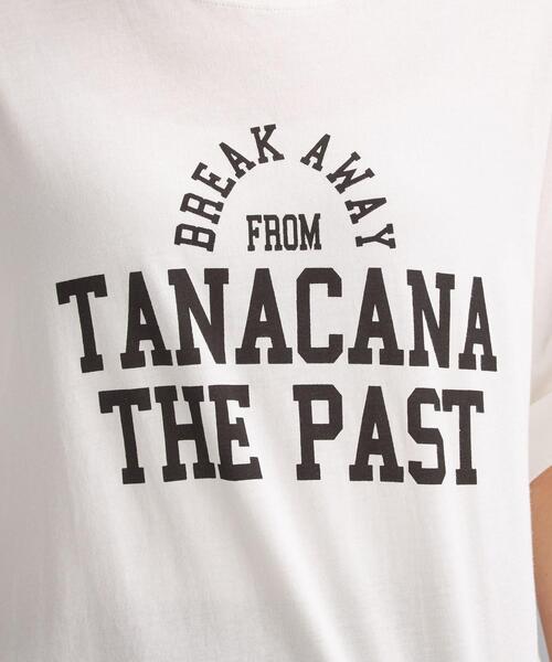 green label relaxing（グリーンレーベルリラクシング）の「[ Tanacana (タナカーナ) ] SC ロゴ プリント ショートスリーブ Tシャツ（Tシャツ/カットソー・レディース・ホワイト/ダークブラウン/ダークグレー・FREE）」の8枚目の写真