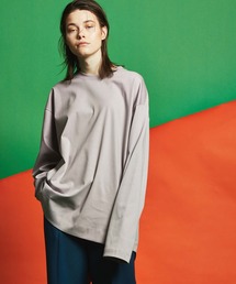 MAISON SPECIAL（メゾンスペシャル）の「【ZOZOTOWN限定】《ユニセックスアイテム》マーセライズスムースオーバーサイズロングスリーブTシャツ【MAISON SPECIAL/メゾンスペシャル】（Tシャツ/カットソー・レディース）」