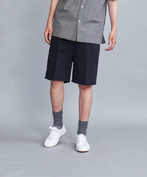 Steven Alan（スティーブンアラン）の「＜Steven Alan＞ N/TSR SUPER BAGGY EASY SHORT PANTS/ショートパンツ（スラックス・メンズ・ブラック/グレー・S/M/L/XL）」の12枚目の写真