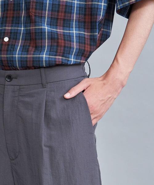 Steven Alan（スティーブンアラン）の「＜Steven Alan＞ N/TSR SUPER BAGGY EASY SHORT PANTS/ショートパンツ（スラックス・メンズ・ブラック/グレー・S/M/L/XL）」の21枚目の写真