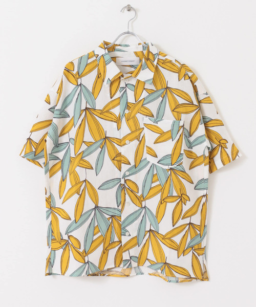 URBAN RESEARCH(アーバンリサーチ)の「GOODBETTERBEST トロピカル柄半袖シャツ(シャツ/ブラウス・メンズ・ホワイト/ブラック・1/2)」の9枚目の写真