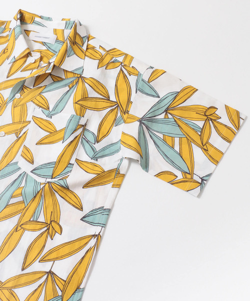 URBAN RESEARCH(アーバンリサーチ)の「GOODBETTERBEST トロピカル柄半袖シャツ(シャツ/ブラウス・メンズ・ホワイト/ブラック・1/2)」の3枚目の写真