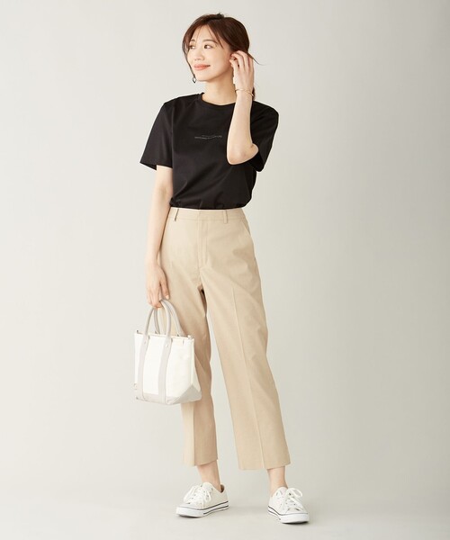 J.PRESS（ジェイプレス）の「【イージーケア】洗えるトリアセテートスラブ麻混ツイル パンツ（その他パンツ・レディース・ベージュ系/カーキ系・11/9/7/13）」の20枚目の写真