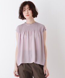 DRESKIP | シャーリングフリルブラウス(シャツ/ブラウス)