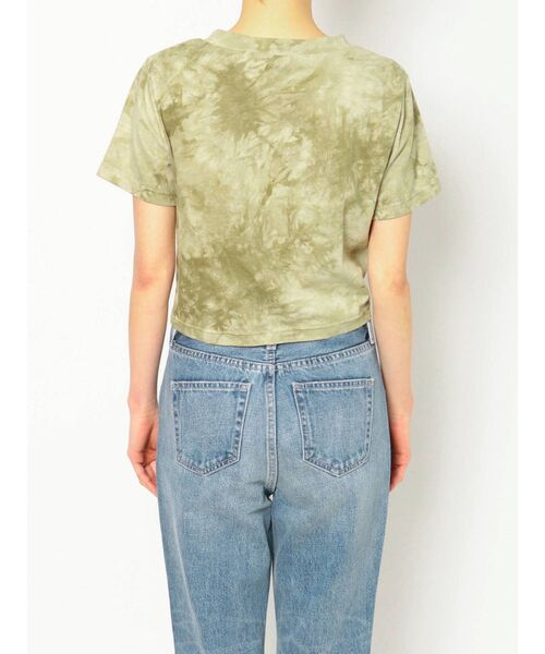 EVRIS（エヴリス）の「ドロストヘムショートTEE（Tシャツ/カットソー・レディース・カーキ/ブルー・FREE）」の14枚目の写真