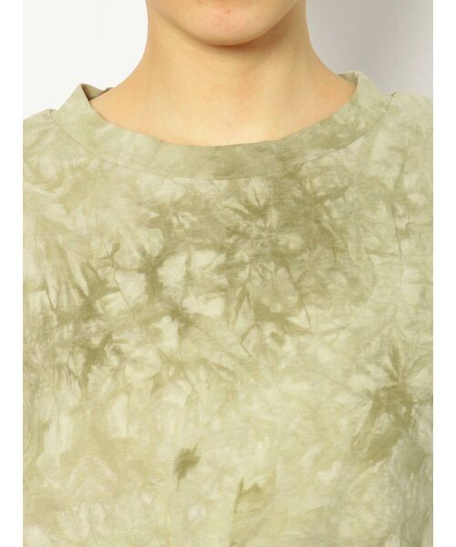 EVRIS（エヴリス）の「ドロストヘムショートTEE（Tシャツ/カットソー・レディース・カーキ/ブルー・FREE）」の15枚目の写真