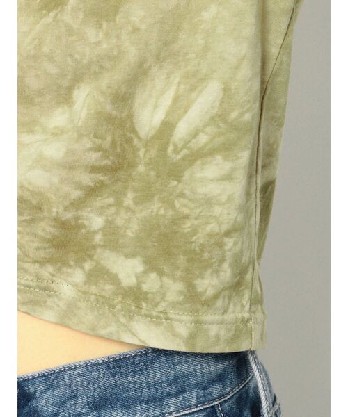 EVRIS（エヴリス）の「ドロストヘムショートTEE（Tシャツ/カットソー・レディース・カーキ/ブルー・FREE）」の17枚目の写真