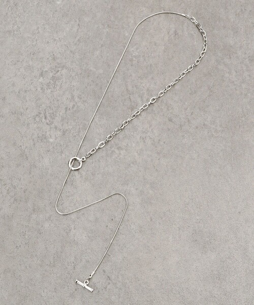 FREAK'S STORE（フリークスストア）の「【WEB限定】Y字ロングネックレス（ネックレス・レディース・シルバー/ゴールド・ﾌﾘ-）」の2枚目の写真