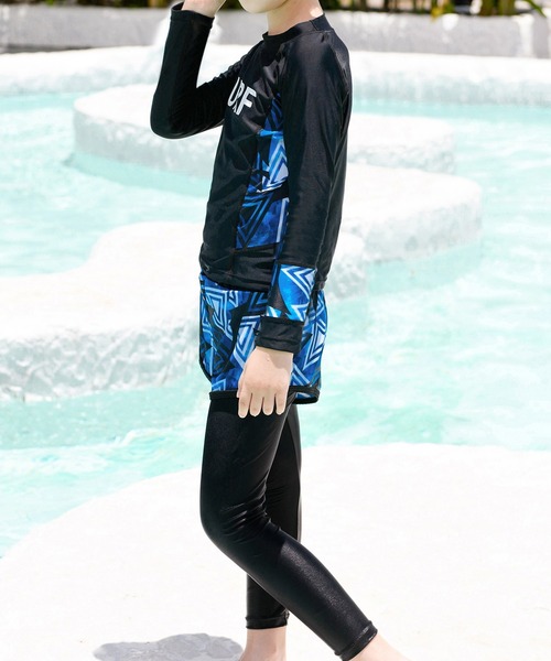 KENZO 110.120水着　ショートパンツ　ステラ、リトルマーク好きに カバーアップ ショートパンツ付 キャミソール[品番：LCLW0002913