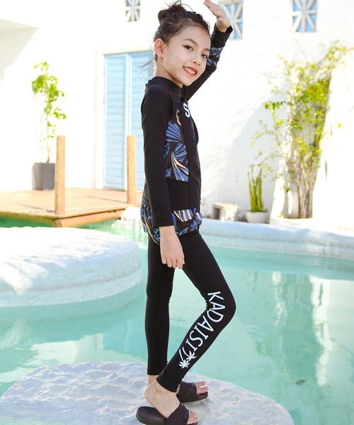 BABYMONSTER アサ着用★eau clair★小花柄 長袖トップパンツSET ワッフルシリーズ】小花柄ハーフパンツ 2024春夏 ｜子供服
