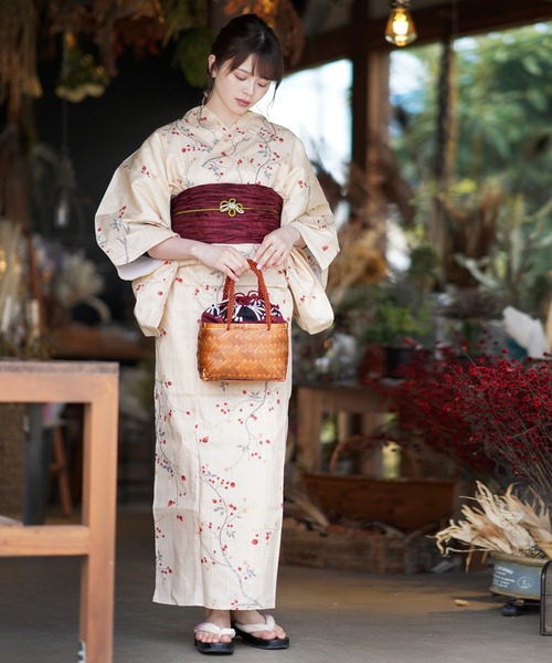 utatane（ウタタネ）の「選べる浴衣3点セット　ニコアンティークオリジナルB（浴衣・レディース・その他4/その他1/その他3/その他2/その他5・FREE）」の6枚目の写真