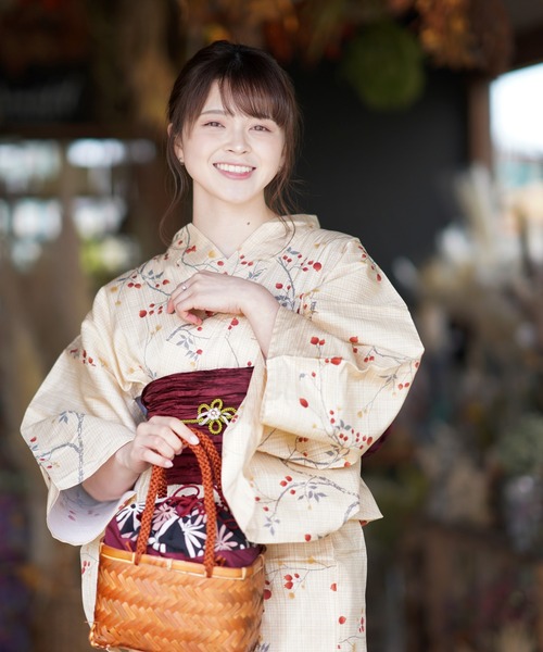 utatane（ウタタネ）の「選べる浴衣3点セット　ニコアンティークオリジナルB（浴衣・レディース・その他4/その他1/その他3/その他2/その他5・FREE）」の9枚目の写真