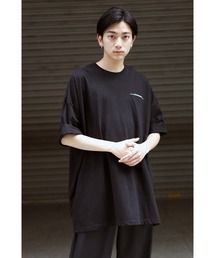 CREARE -LINO- | 【2021春夏】オーバーサイズ ムーンプリントロゴTEE<ユニセックス>(Tシャツ/カットソー)