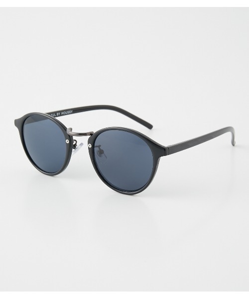 AZUL by moussy（アズールバイマウジー）の「METAL BRIDGE ROUND EYEWEAR/メタルブリッジラウンドアイウェア（サングラス・レディース・ブラック/ベージュ・FREE）」の6枚目の写真