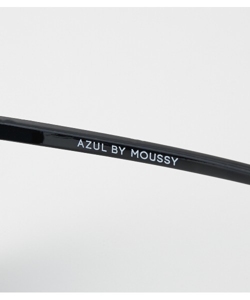 AZUL by moussy（アズールバイマウジー）の「METAL BRIDGE ROUND EYEWEAR/メタルブリッジラウンドアイウェア（サングラス・レディース・ブラック/ベージュ・FREE）」の3枚目の写真