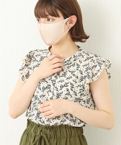 libelle more(リベル モア)の「【抗菌・UVカット・接触冷感】洗えるファッションマスク 2枚入り(マスク・レディース・ライトグレー/ブラック/ベージュ/オフホワイト/ピンク/ブルー・SS/S/M)」の16枚目の写真