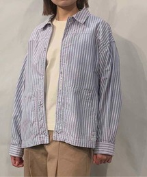 BROOKLYN OVERALL | オックスストライプシャツブルゾン(ブルゾン)