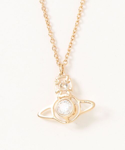 Vivienne Westwood（ヴィヴィアンウエストウッド）の「63020102-CN/NORA PENDANT（ネックレス・レディース・ピンク/ゴールド/シルバー・FREE）」の3枚目の写真