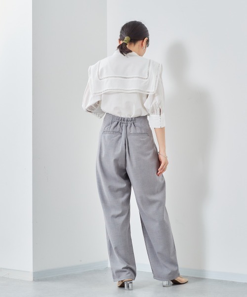 cepo(セポ)の「フロントベルト シャンブレータックパンツ(その他パンツ・レディース・パープル/グリーン/ネイビー・M/S)」の21枚目の写真
