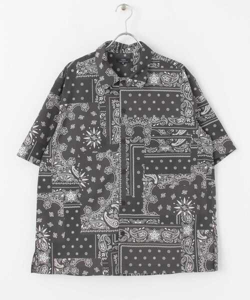 ITEMS URBANRESEARCH(アイテムズ アーバンリサーチ)の「【セットアップ着用可能】クレイジーペイズリー半袖シャツ(シャツ/ブラウス・メンズ・ブラック/ネイビー/ブラウン・MEDIUM/LARGE)」の20枚目の写真