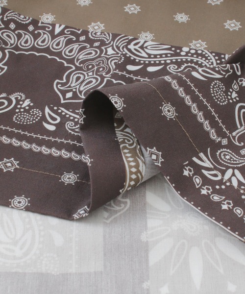 ITEMS URBANRESEARCH(アイテムズ アーバンリサーチ)の「【セットアップ着用可能】クレイジーペイズリー半袖シャツ(シャツ/ブラウス・メンズ・ブラック/ネイビー/ブラウン・MEDIUM/LARGE)」の15枚目の写真