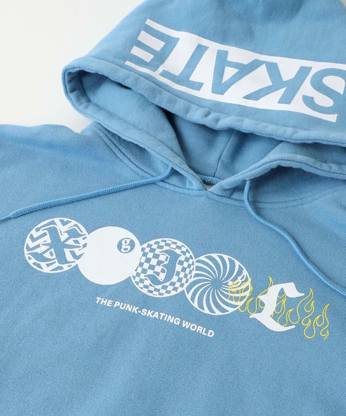 X-girl（エックスガール）の「T.P.S.W SWEAT HOODIE（パーカー・レディース・ブラック/アッシュ/ライトブルー/ベージュ・S/XL/L/M）」の12枚目の写真