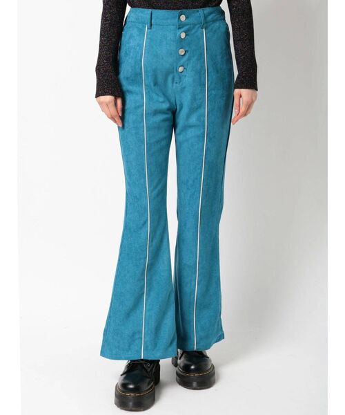 jouetie（ジュエティ）の「パイピングフレアパンツ（その他パンツ・レディース・アイボリー/ブラック/ブルー・MEDIUM）」の4枚目の写真