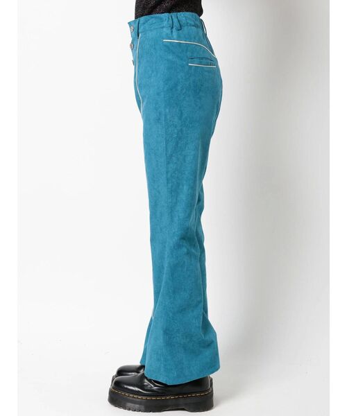 jouetie（ジュエティ）の「パイピングフレアパンツ（その他パンツ・レディース・アイボリー/ブラック/ブルー・MEDIUM）」の15枚目の写真