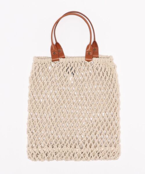 Rouge vif（ルージュヴィフ）の「【MAISON N.H PARIS】Goa M コットントート（かごバッグ・レディース・アイボリー・フリー）」の3枚目の写真