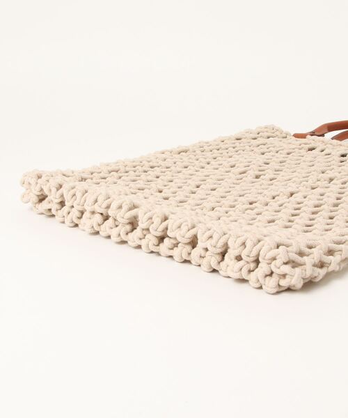 Rouge vif（ルージュヴィフ）の「【MAISON N.H PARIS】Goa M コットントート（かごバッグ・レディース・アイボリー・フリー）」の5枚目の写真