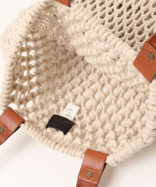 Rouge vif（ルージュヴィフ）の「【MAISON N.H PARIS】Goa M コットントート（かごバッグ・レディース・アイボリー・フリー）」の4枚目の写真