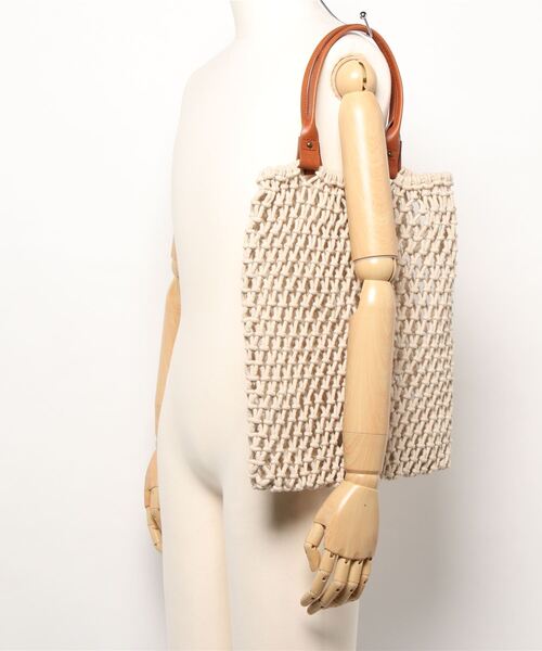 Rouge vif（ルージュヴィフ）の「【MAISON N.H PARIS】Goa M コットントート（かごバッグ・レディース・アイボリー・フリー）」の2枚目の写真