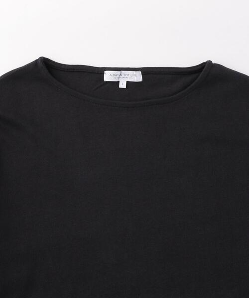 UNITED ARROWS LTD. OUTLET(ユナイテッドアローズアウトレット)の「<A DAY IN THE LIFE>オーガニックコットン ボートネック 5SL カットソー(Tシャツ/カットソー・メンズ・モカ/ネイビー/ホワイト・X-LARGE/LARGE/SMALL/MEDIUM)」の4枚目の写真