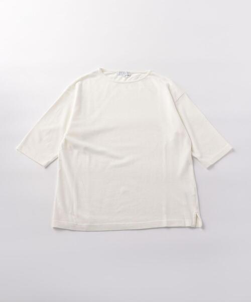UNITED ARROWS LTD. OUTLET(ユナイテッドアローズアウトレット)の「<A DAY IN THE LIFE>オーガニックコットン ボートネック 5SL カットソー(Tシャツ/カットソー・メンズ・モカ/ネイビー/ホワイト・X-LARGE/LARGE/SMALL/MEDIUM)」の9枚目の写真