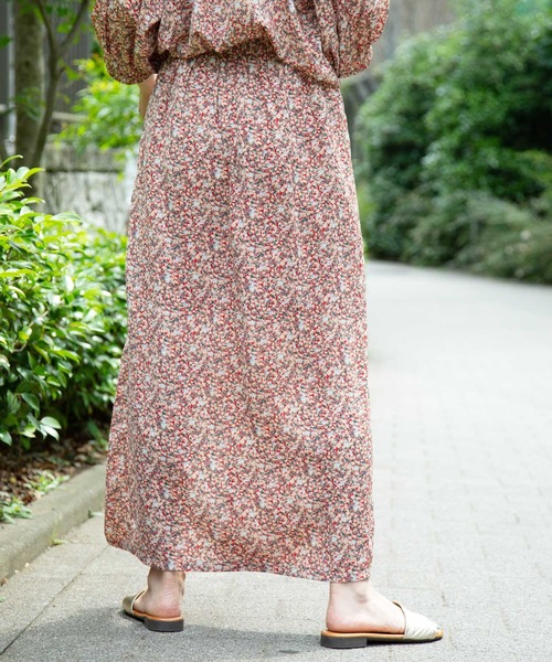 スカート小花柄スリットタイトｓｋ スカート Ottilie オティーリエ のファッション