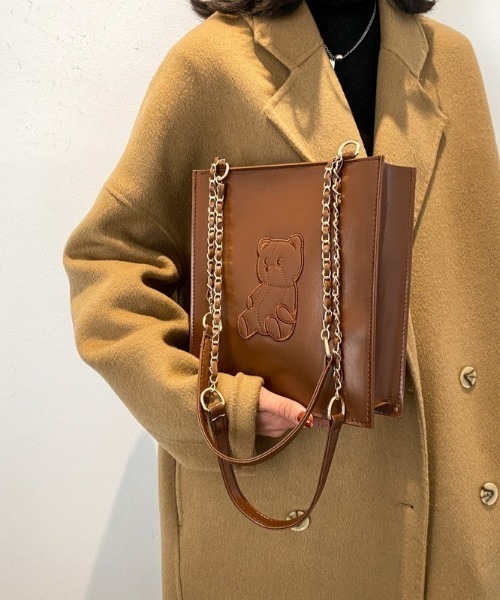 バッグ thehighlights 'draw' teddy brown 210.jpg