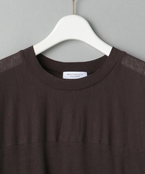 BEAUTY&YOUTH UNITED ARROWS（ビューティーアンドユースユナイテッドアローズ）の「BY シアー天竺ドルマンロングスリーブカットソー◆（Tシャツ/カットソー・レディース・ライトブルー/ダークブラウン/ナチュラル・FREE）」の15枚目の写真