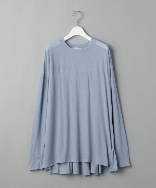 BEAUTY&YOUTH UNITED ARROWS（ビューティーアンドユースユナイテッドアローズ）の「BY シアー天竺ドルマンロングスリーブカットソー◆（Tシャツ/カットソー・レディース・ライトブルー/ダークブラウン/ナチュラル・FREE）」の21枚目の写真