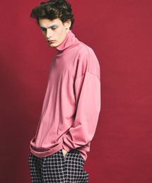 メンズのtシャツ カットソー ピンク 桃色系 タートルネック ハイネック ファッション通販 Zozotown